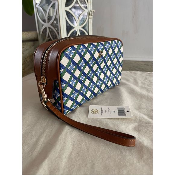 New Tory Burch make up bag wristlet - Picture 4 of 9